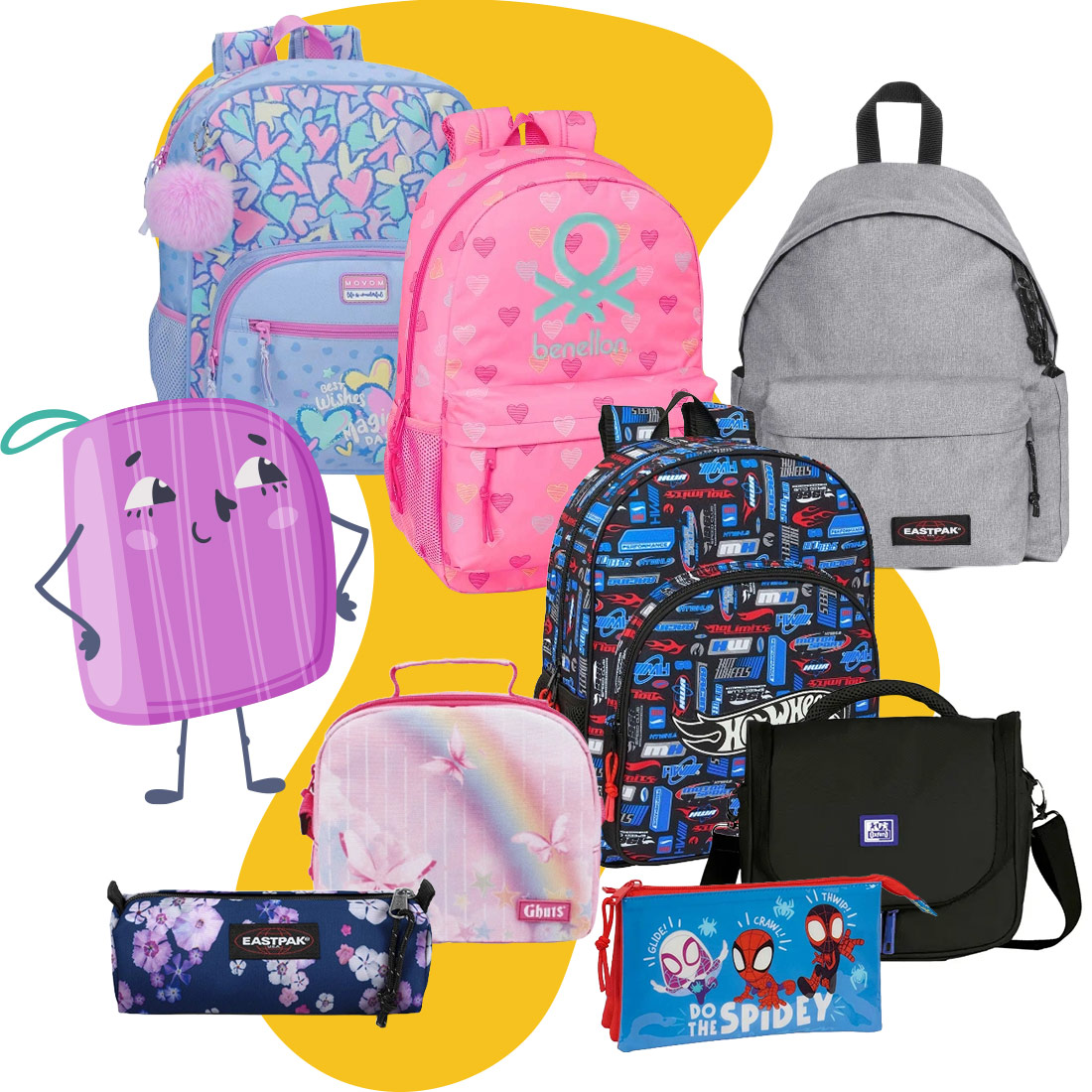 Mochilas Estojos e Lancheiras